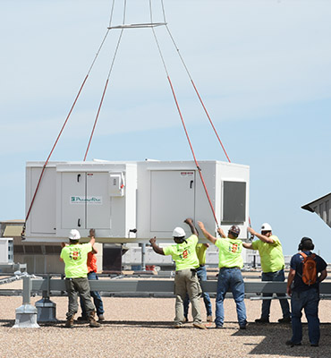 Boise Helicopter HVAC Lift