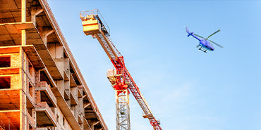 Boise Helicopter Lift in City