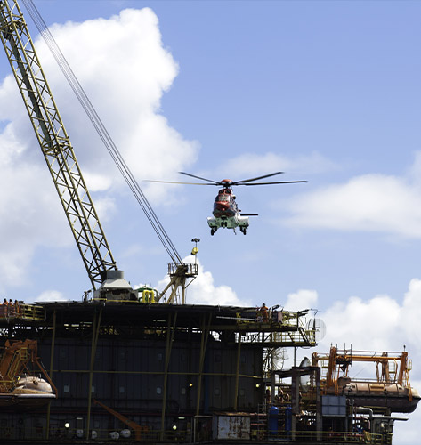 Boise Helicopter Oil Rig
