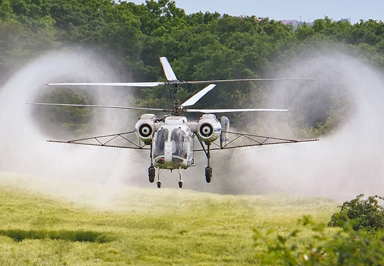 Boise Helicopter Seed Spreading